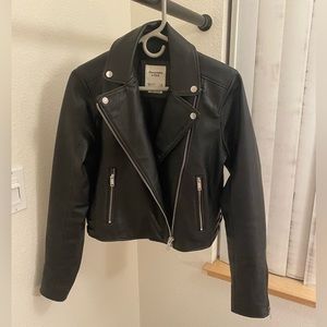 Abercrombie and Fitch Vegan Leather Jacket